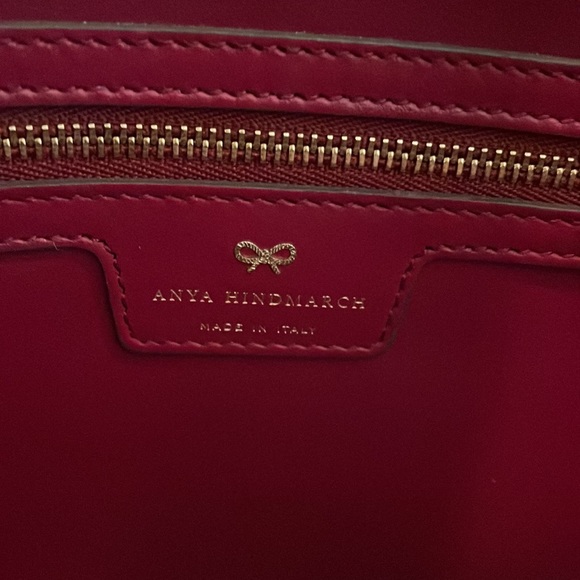 Anya Hindmarch Ebury Smiley Shopper Leather Tote Bag - Picture 13 of 13